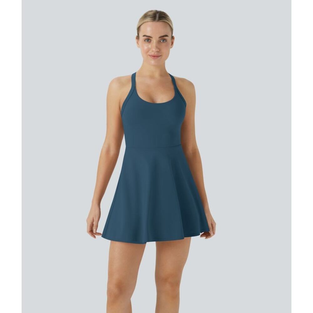 HALARA Women's Mini Dress in Teal